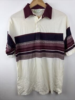 Vtg Palmland Club Men’s L Short Sleeve Polo Golf Shirt